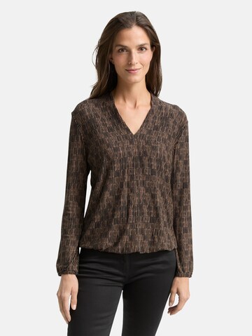 TOM TAILOR Shirt in Bruin: voorkant