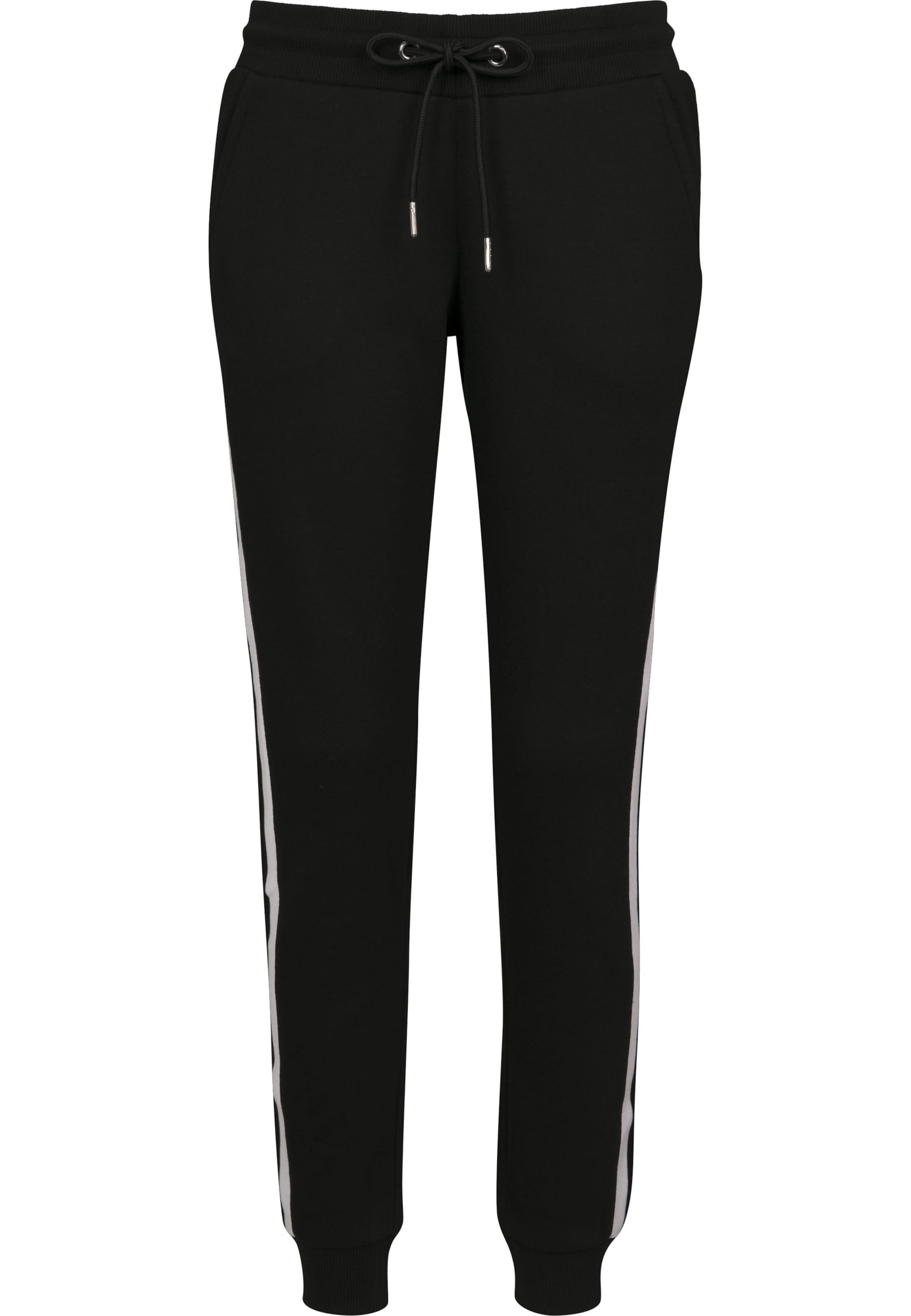 Urban Classics Tapered Nadrág - fekete: elől