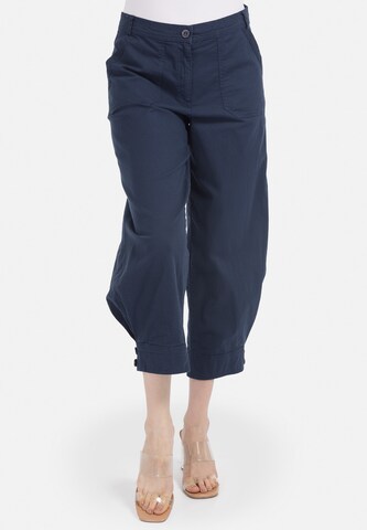 HELMIDGE Loosefit Chinohose in Blau: predná strana