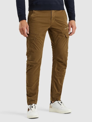 PME Legend Tapered Gargohousut 'Nordrop tapered fit cargo pants' värissä ruskea: etupuoli