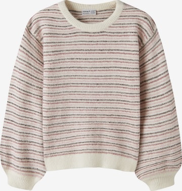 Pull-over 'NKFNoelle' NAME IT en beige : devant