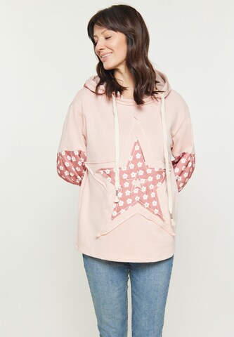 Sweat-shirt usha BLUE LABEL en rose : devant