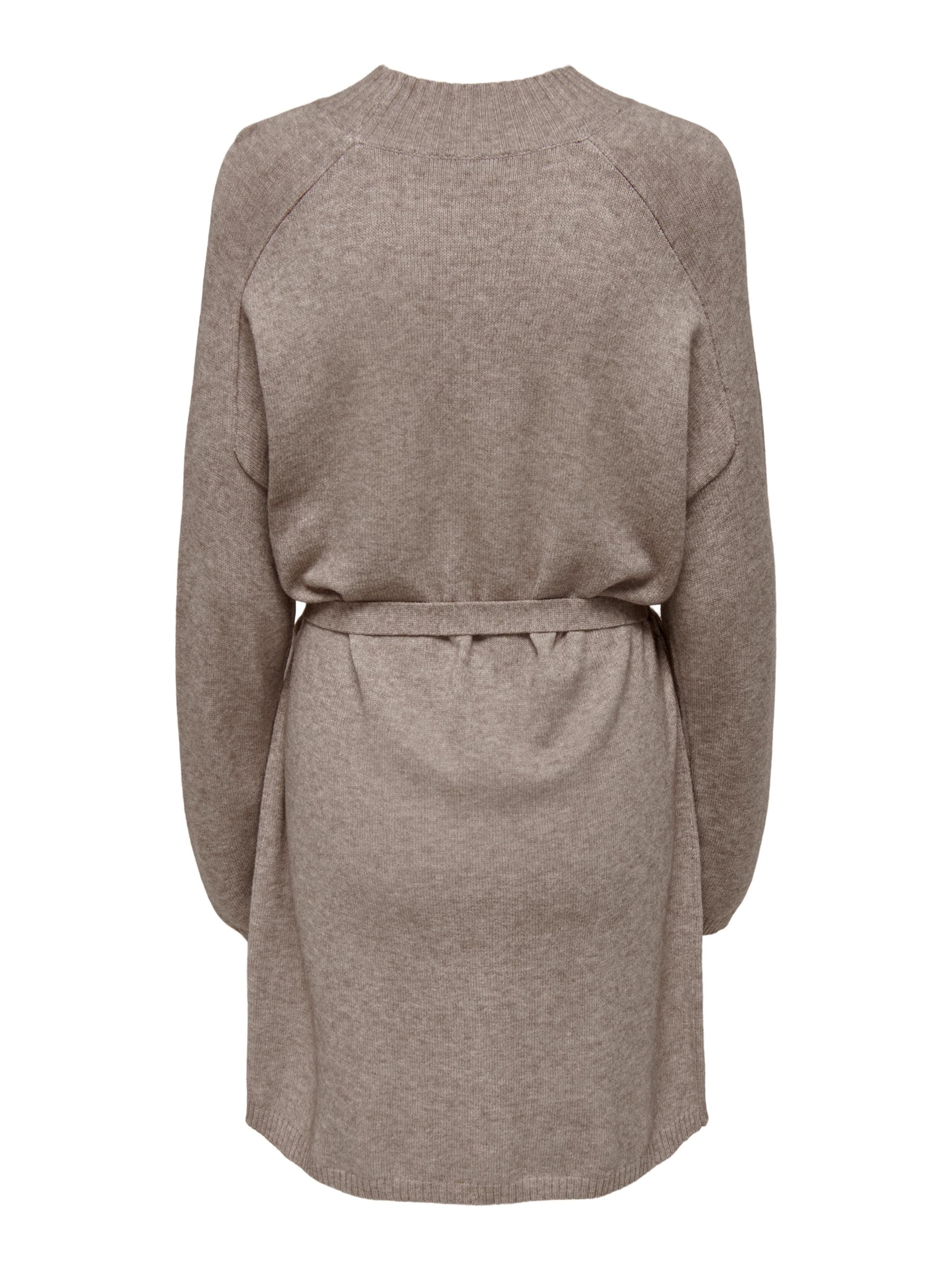 ONLY Stickad klänning 'ONLLeva' i beige