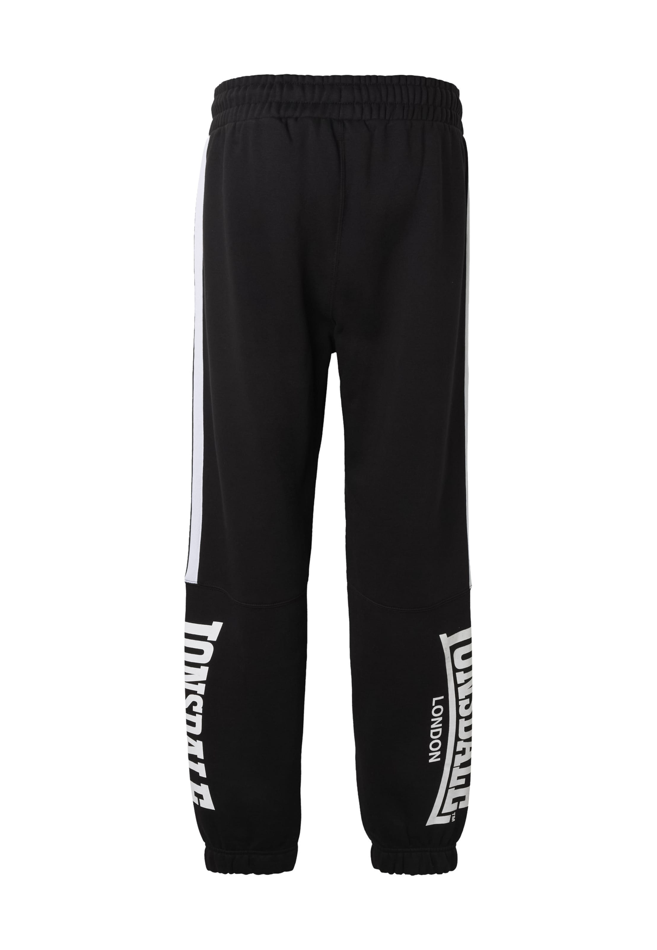 Loosefit Pantaloni 'Thropton' di LONSDALE in nero