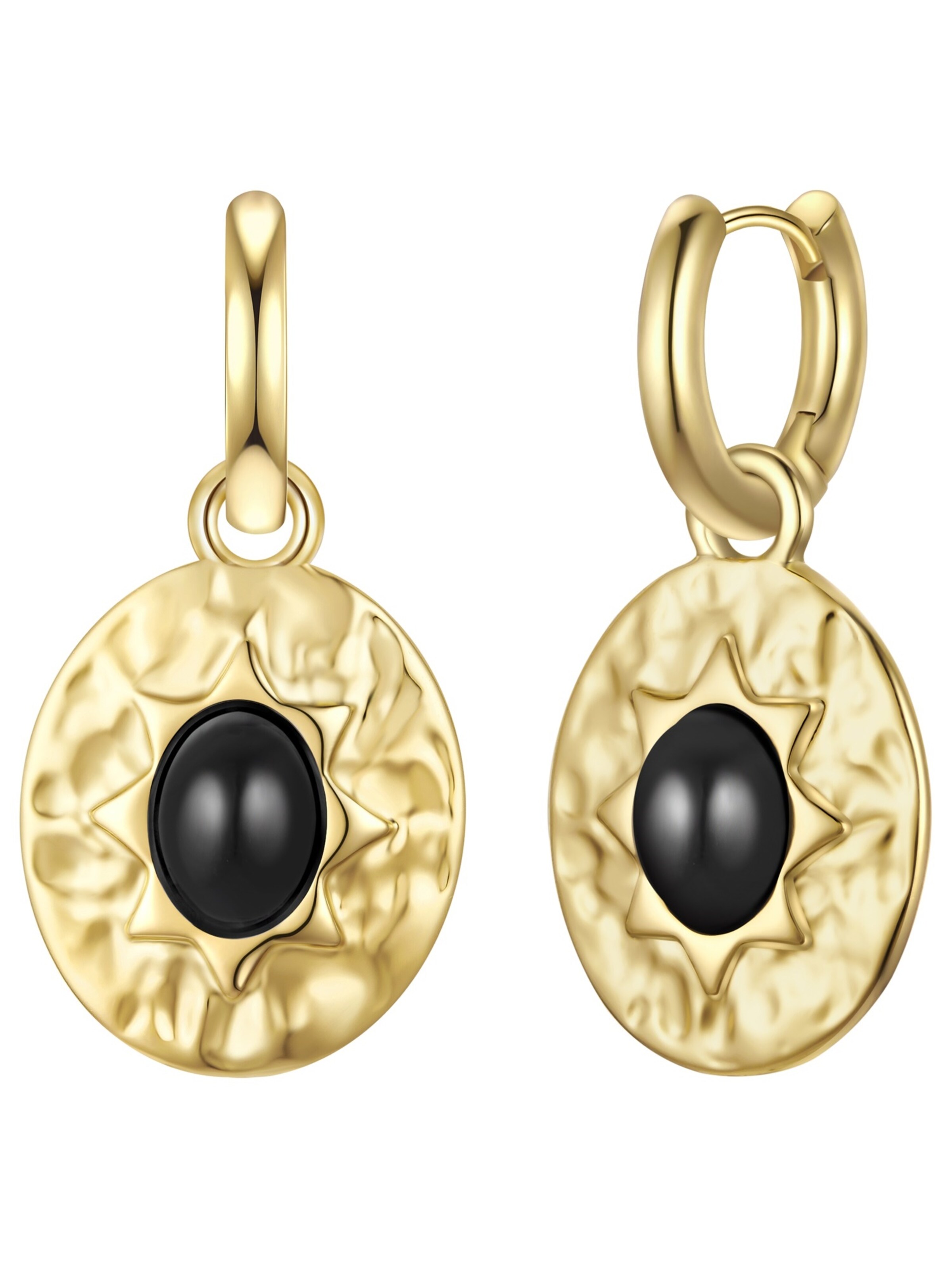 Orecchini di Yokoamii in oro: frontale