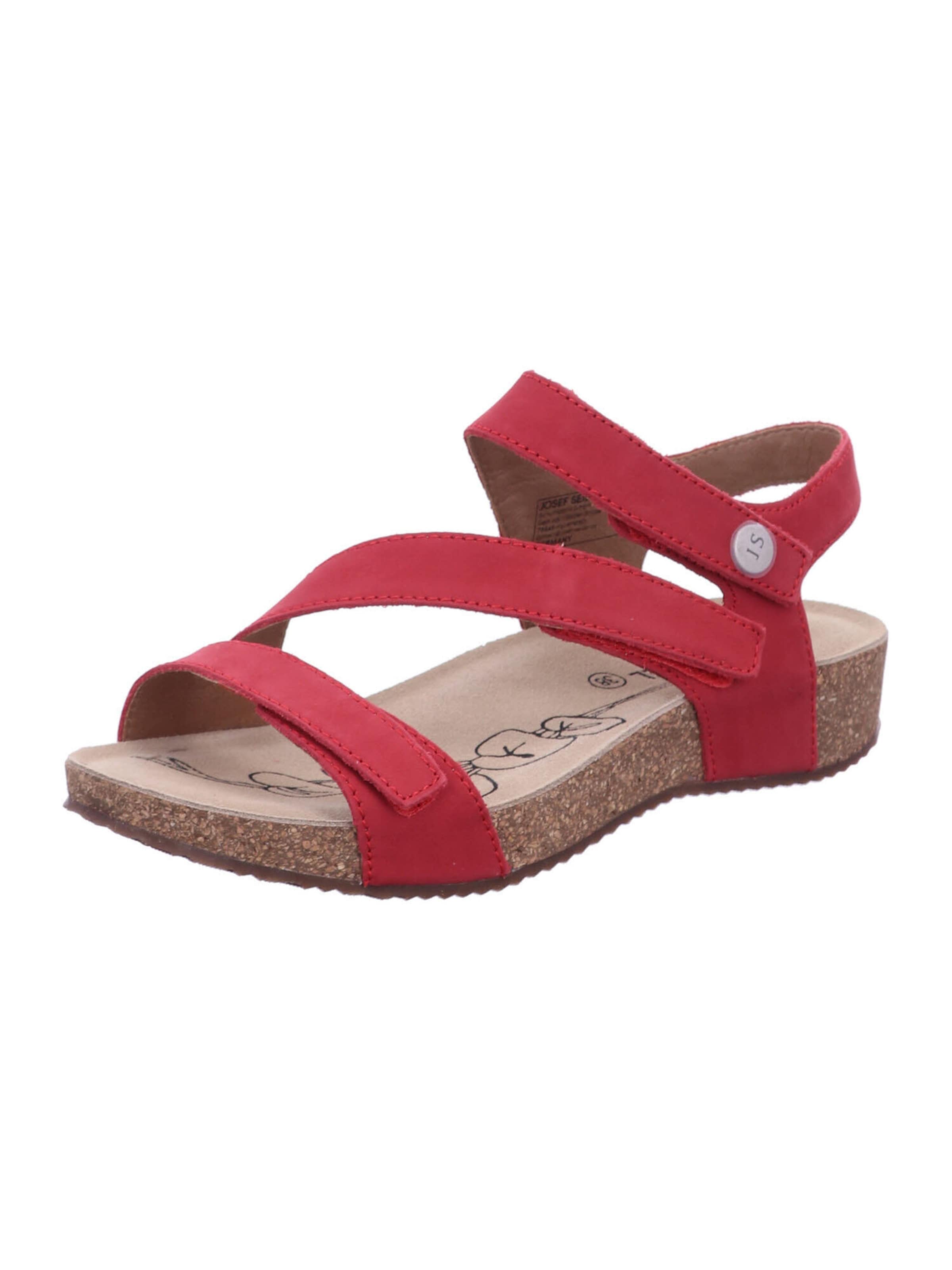 JOSEF SEIBEL Strap sandal 'Tonga 25' in Red: front