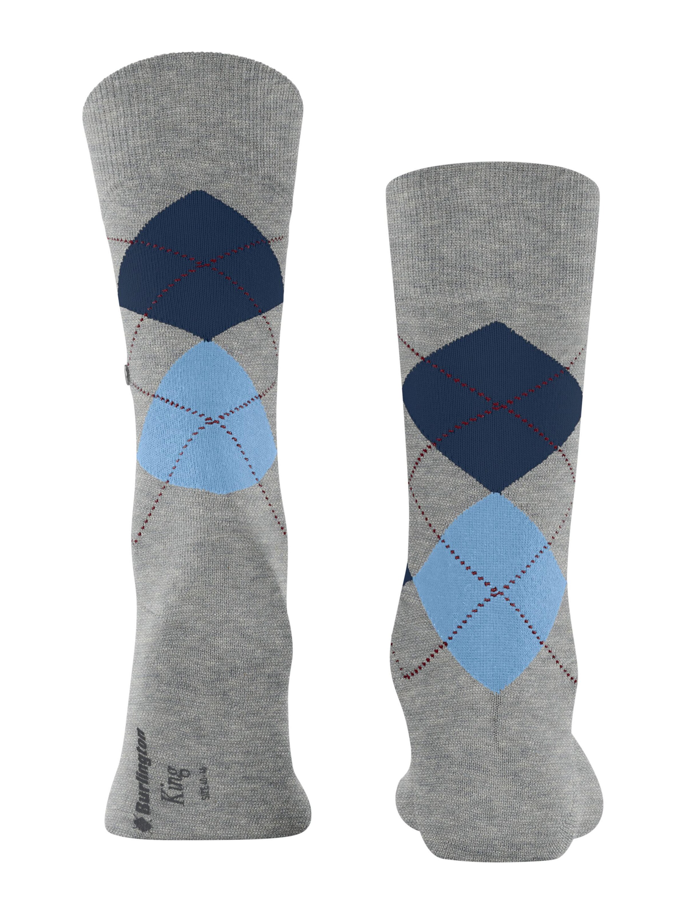 BURLINGTON Socks 'King' in Grey