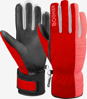 BOGNER Athletic Gloves 'Cadis' in Orange: front