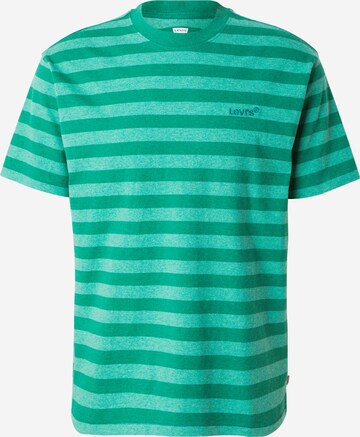 LEVI'S ® T-shirt 'RED TAB' i grön: framsida