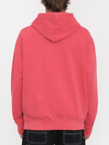 Volcom Sweatshirt 'SINGLE STONE PW PO' in Rood