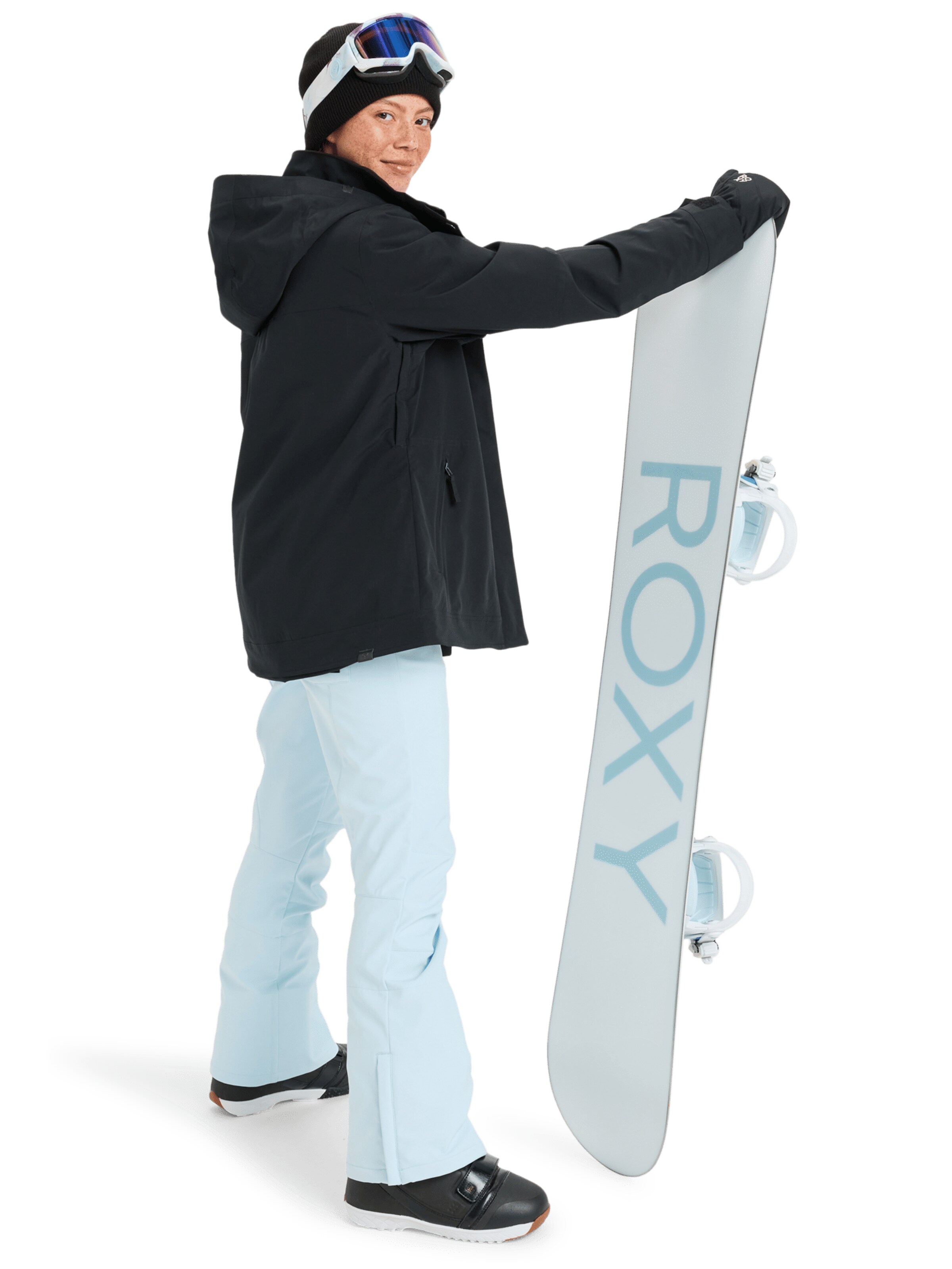 ROXY Regular Sporthose 'Rising High' in Blau