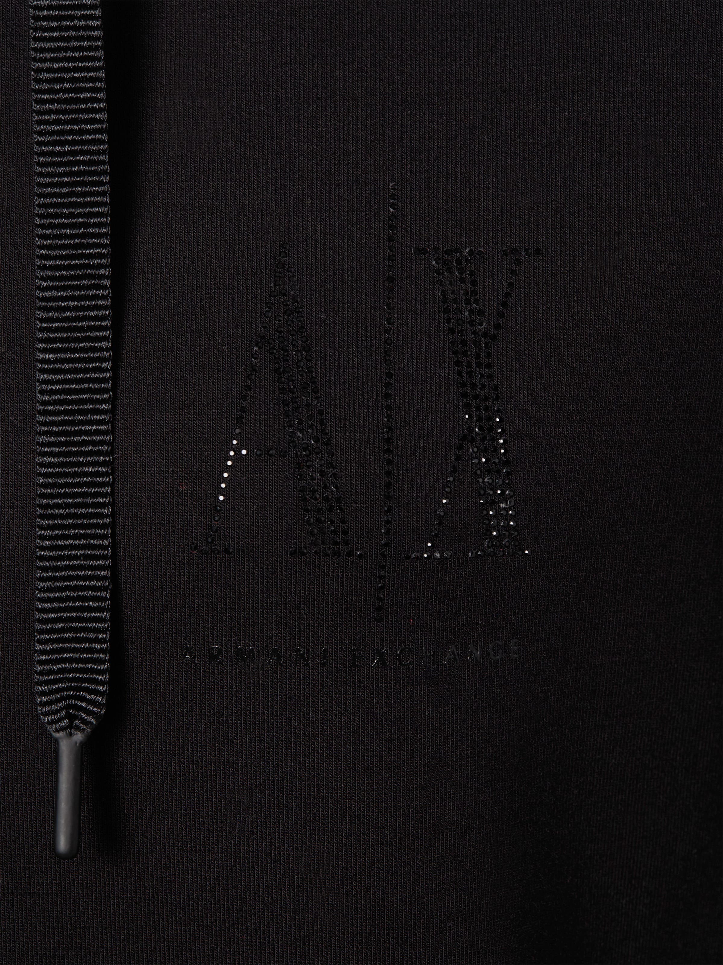 ARMANI EXCHANGE Sweatshirt in Zwart