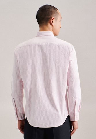 SEIDENSTICKER Slim Fit Hemd in Pink