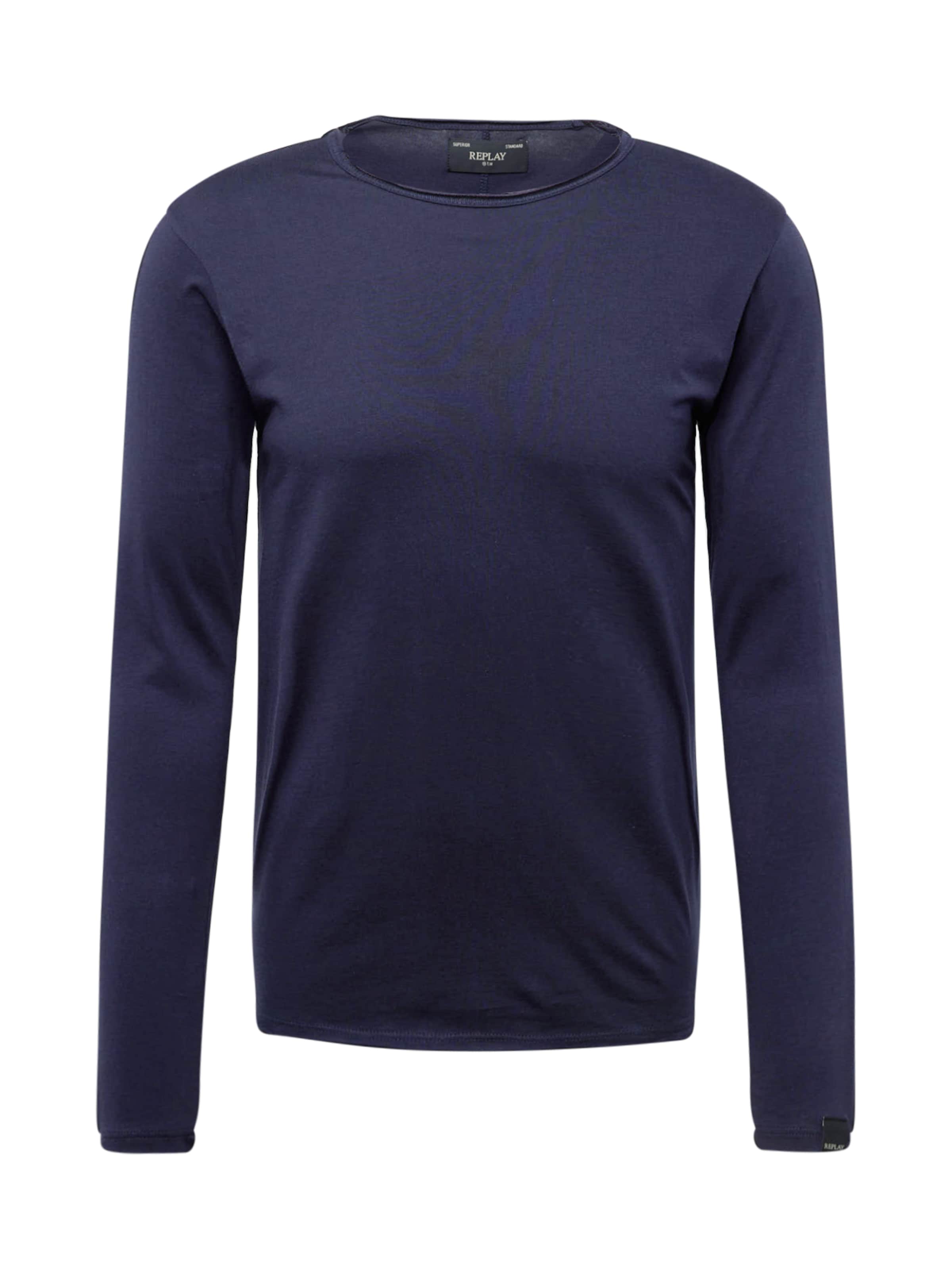 zils REPLAY T-Krekls: no priekšpuses