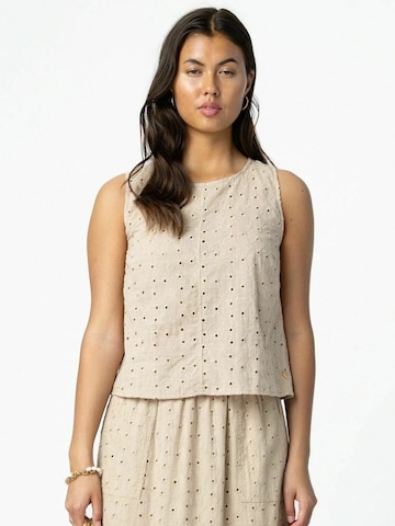 Coster Copenhagen Blouse in Grijs: voorkant