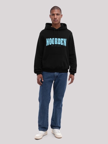 Sweat-shirt 'Knut & Jan Hamburg Noorden Collegiate Türkis' F4NT4STIC en noir