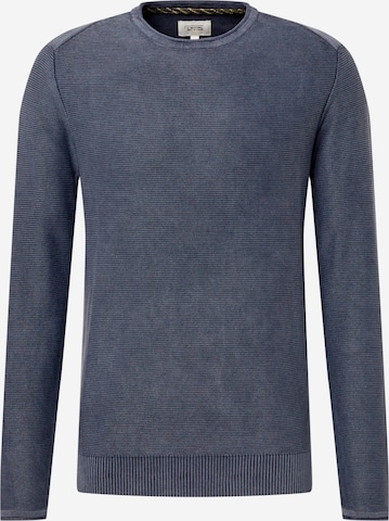 CAMEL ACTIVE Sweter w kolorze niebieski: przód