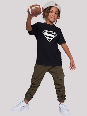F4NT4STIC Shirt 'Superman Spot Logo' in Black