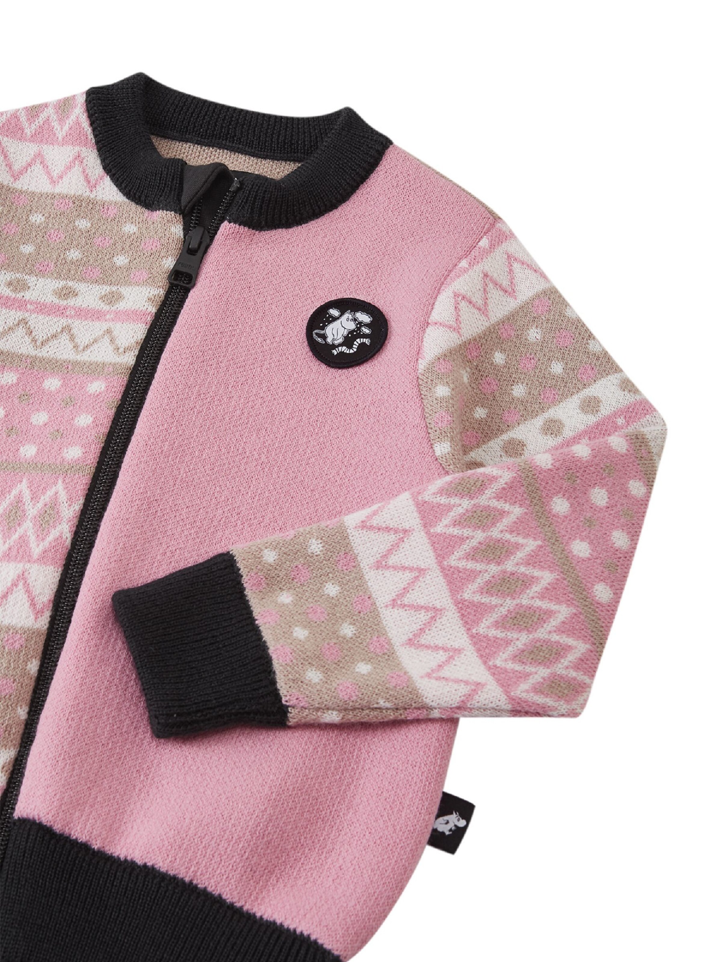 Reima Strickjacke ' Moomin Idelar ' in Pink
