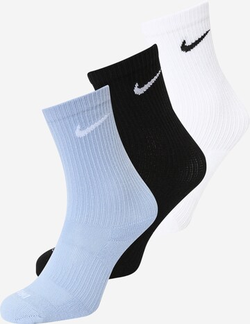 Chaussettes de sport 'Everyday' NIKE en bleu : devant