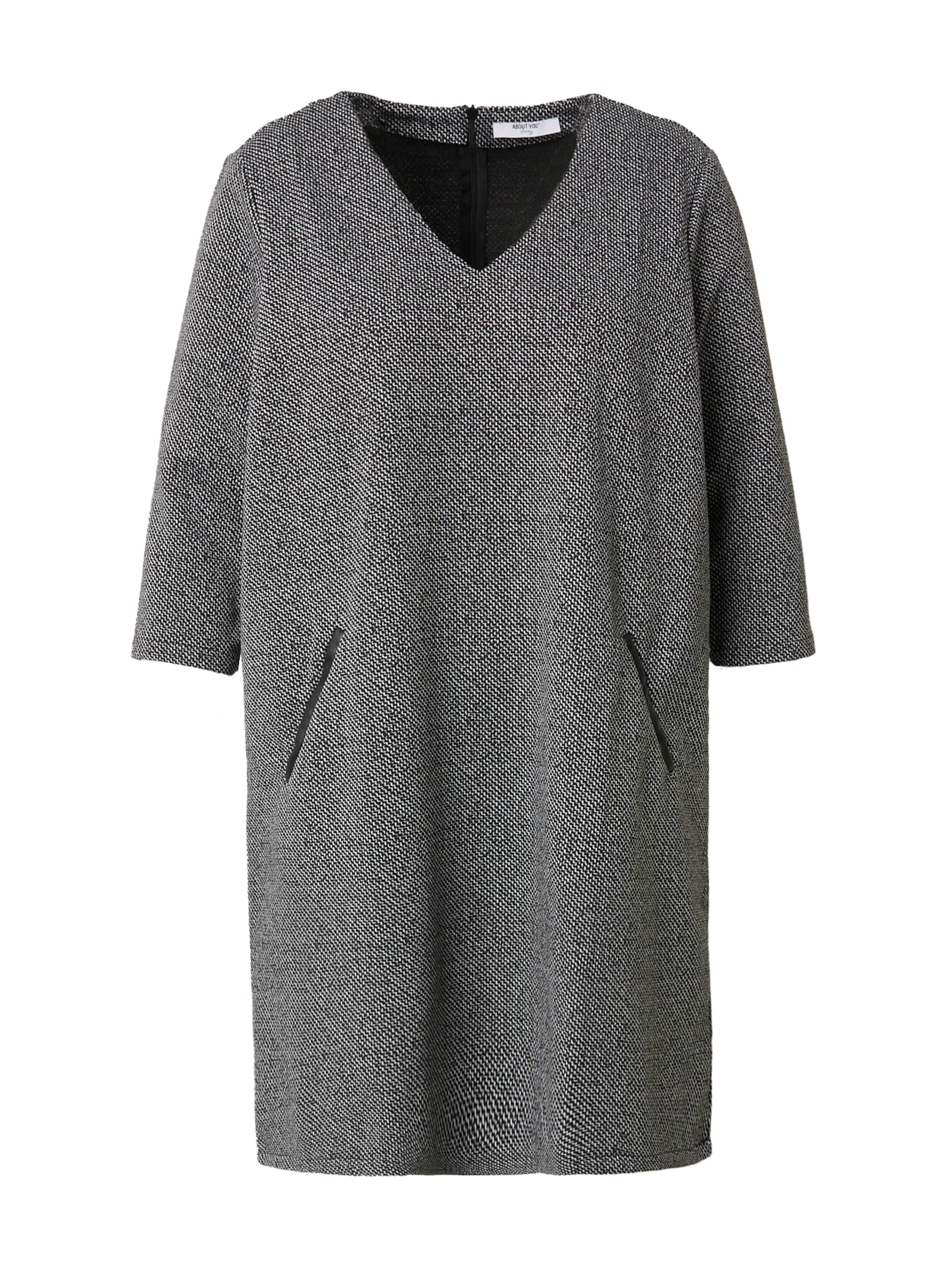 ABOUT YOU Curvy Φόρεμα 'Martje' σε μαύρο: μπροστά