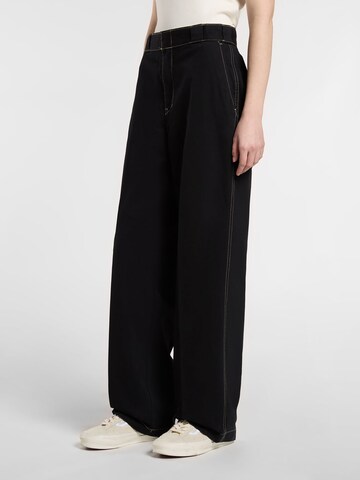 DICKIES Loose fit Chino trousers 'Riverbend' in Black
