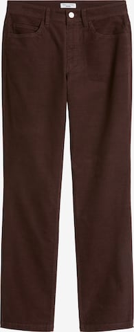 Marc O'Polo DENIM Regular Pants 'Olina' in Brown: front