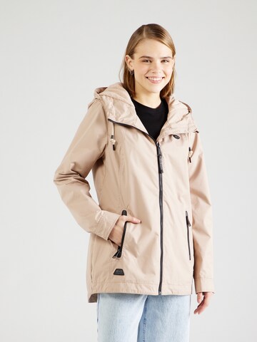 Ragwear Between-Season Jacket 'ZUZKA' in Beige: front