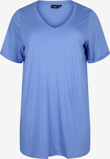 Zizzi Oversized shirt 'VCHIARA' in de kleur Royal blue/koningsblauw, Productweergave