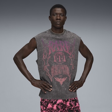 T-Shirt fonctionnel 'LaMelo' PUMA en gris : devant