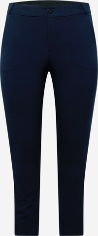 ONLY Carmakoma Regular Trousers 'CARRIDE' in Blue: front
