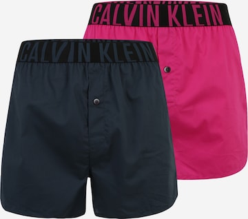 Boxeri de la Calvin Klein Underwear pe albastru: față