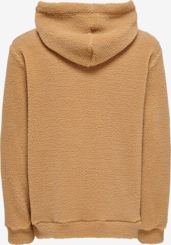 Only & Sons Sweatshirt 'REMY' in Bruin