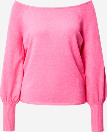 VILA Sweater 'RIL' in Pink: front