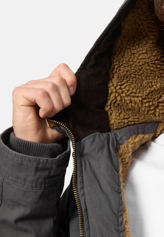 INDICODE JEANS Winterparka 'Barge' in Grijs