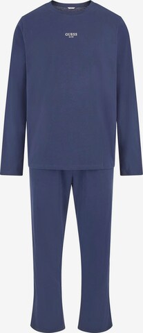 GUESS Pyjama lang in Blau: predná strana