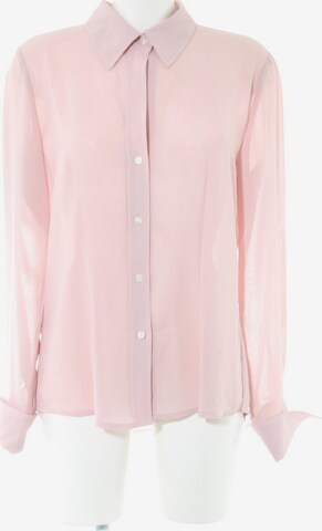 NEW YORK & COMPANY Transparenz-Bluse in L in Pink: front
