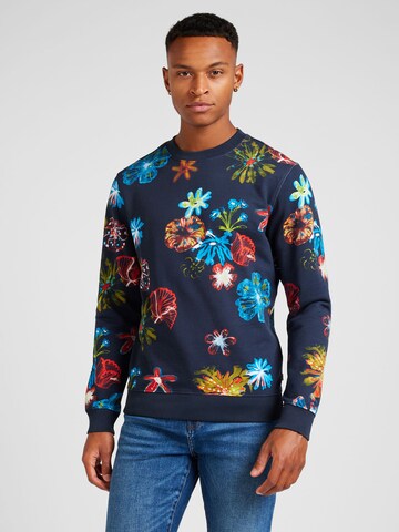 SCOTCH & SODA Sweatshirt in Blau: Vorderseite