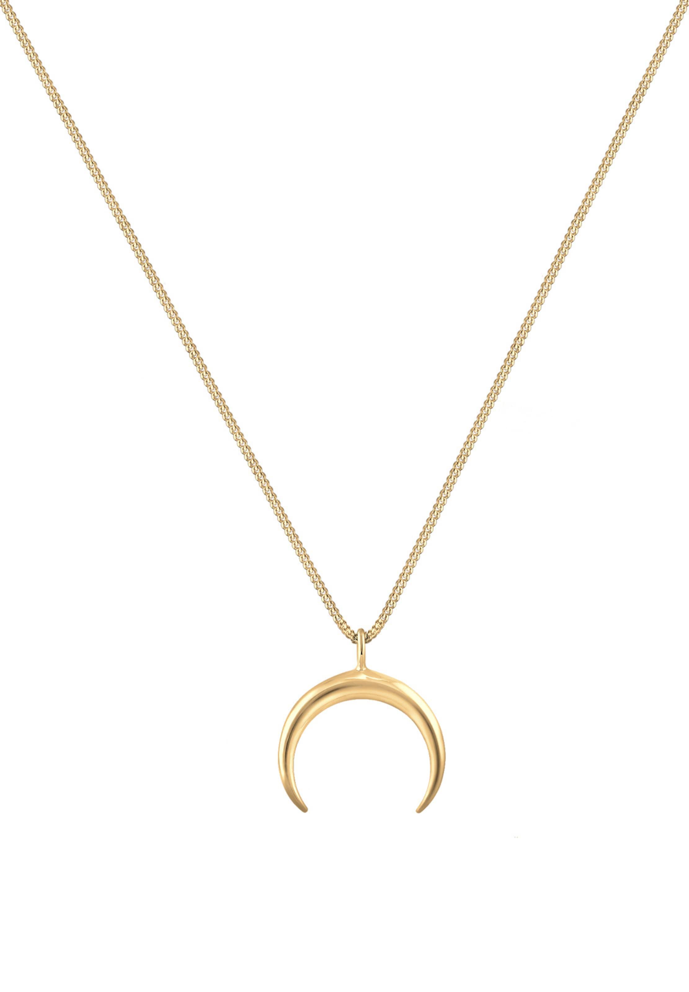 ELLI Kette 'Halbmond' in Gold