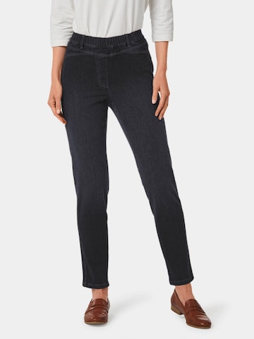 Goldner Slim fit Jeans 'Louisa' in Blue: front