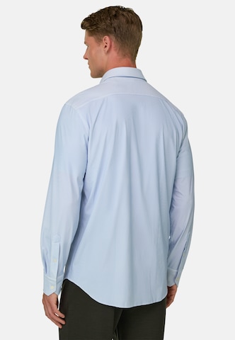 Coupe slim Chemise Boggi Milano en bleu