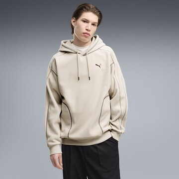Sweat-shirt PUMA en beige : devant