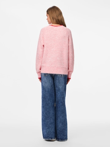 Pull-over 'PCIVY' PIECES en rose