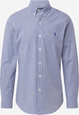 Coupe regular Chemise Polo Ralph Lauren en bleu : devant