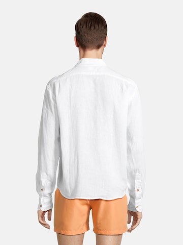 Boardies Regular fit Button Up Shirt 'Fiorella Sea Salt L/S' in White