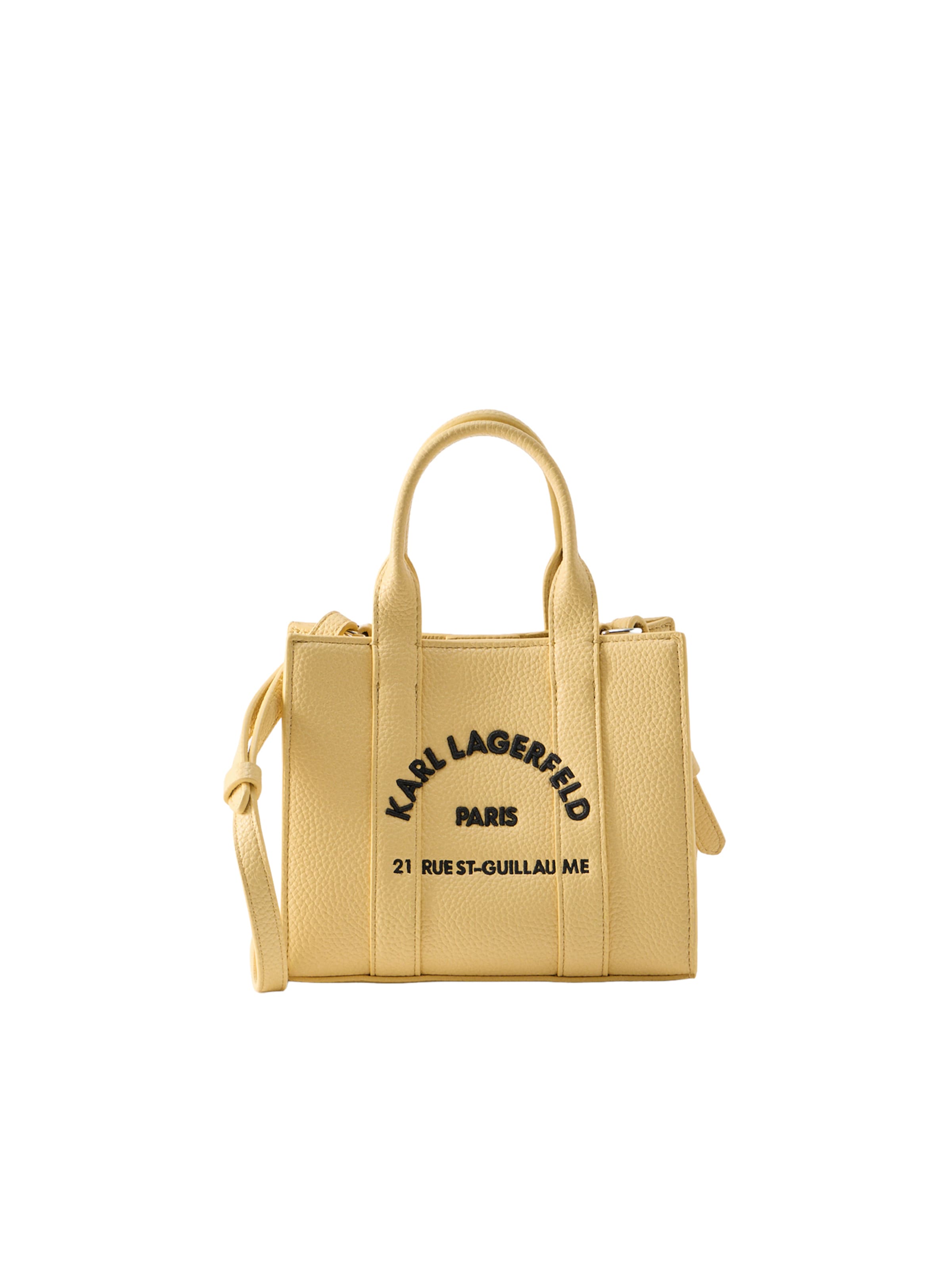 Karl Lagerfeld Дамска чанта 'Rue St-Guillaume' в жълто: отпред