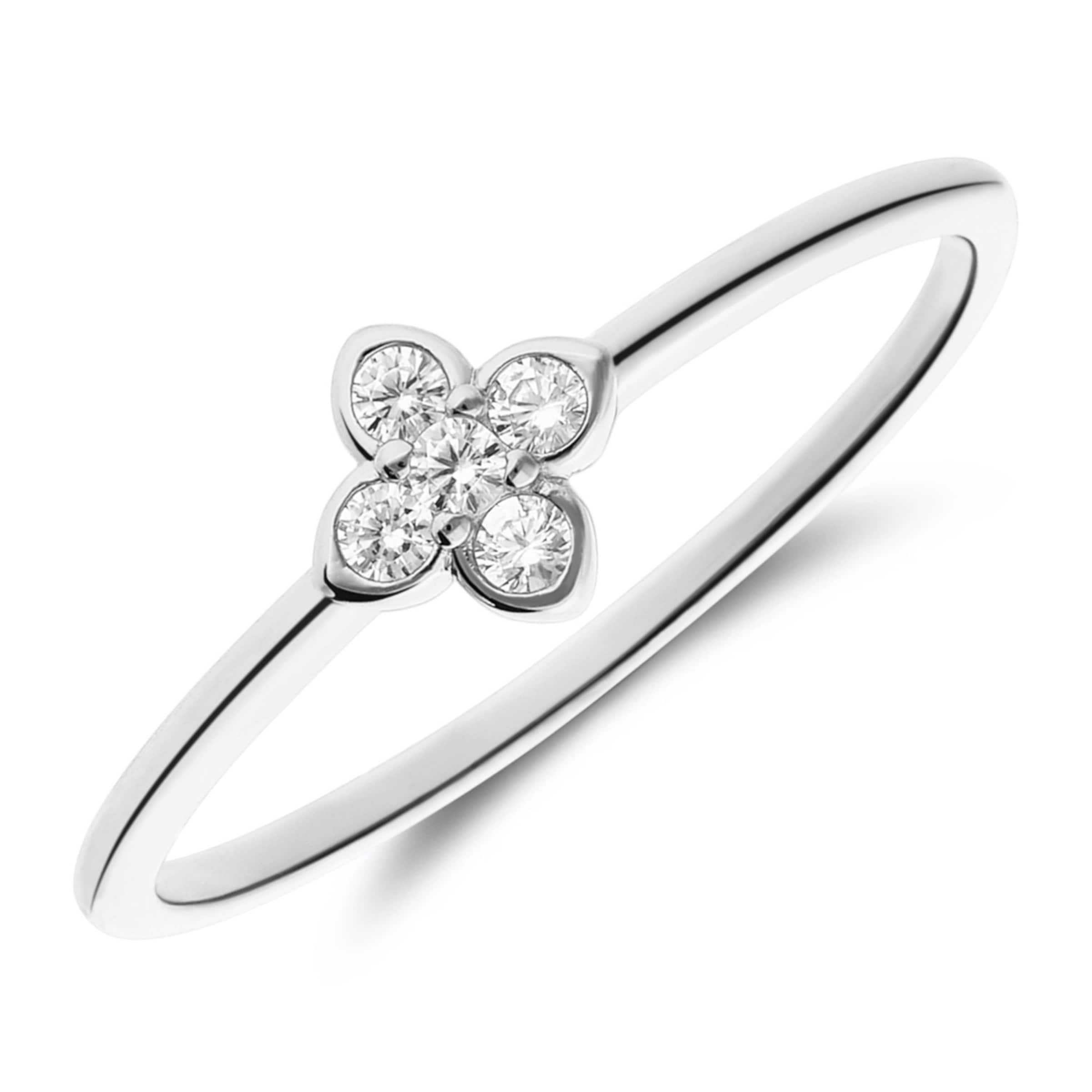 Lucardi Ring in Silver: front