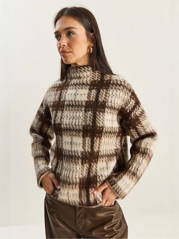Bianco Lucci Sweater 'Pullover' in Beige