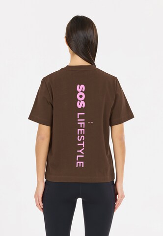 SOS Shirt 'Semeru' in Bruin