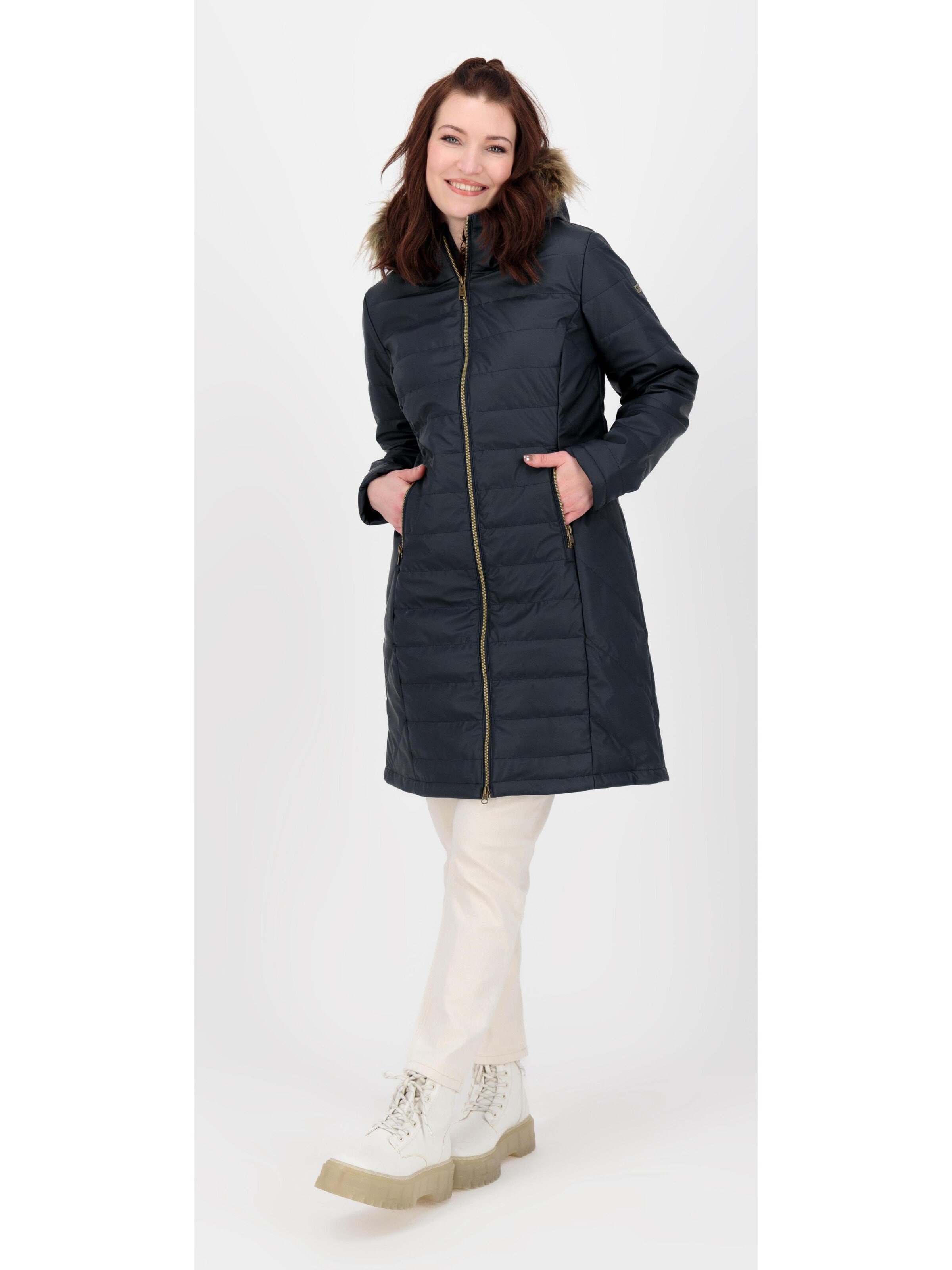 KILLTEC Outdoor Coat 'GW 12' in Blue